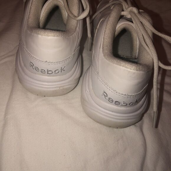 Reebok Womens Walk DMX Max All White Running Shoes Sneakers Size 5.5 OG Style - Picture 6 of 11